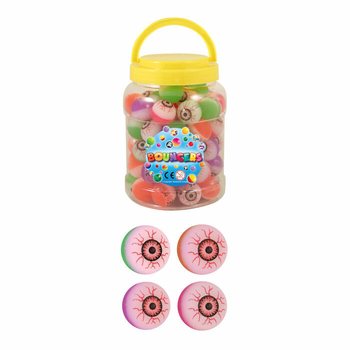 PELOTAS SALTARINAS OJOS, 3,3 cm (72 uds.)