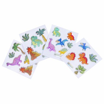 PEGATINAS DE PURPURINA - MODELO: DINOSAURIO (100 uds.)