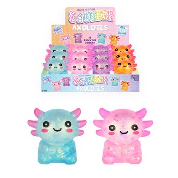 Squeeze Axolotl - con Relleno Gel Sugar - en Expositor (12 uds.)
