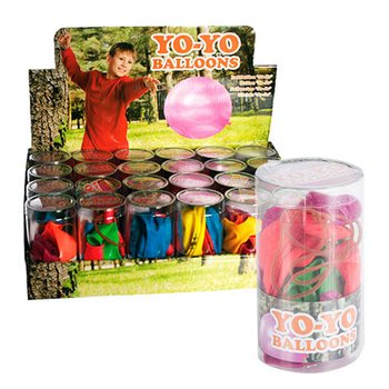 **BESTSELLER** 3 GLOBOS PUNCH BALL EN TUBO (24 tubos de 3 uds.)