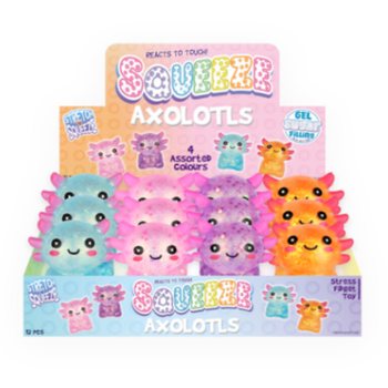 Squeeze Axolotl - con Relleno Gel Sugar - en Expositor (12 uds.)