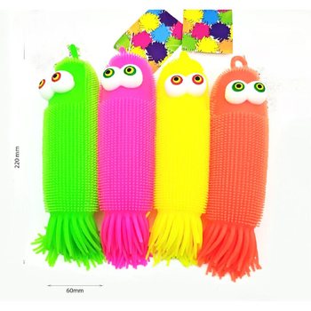 PELOTA PUFFER PULPO - 20CM DE LARGO - EN EXPOSITOR (12 uds.)