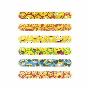 PULSERA SLAP - SMILEY (120 uds.)
