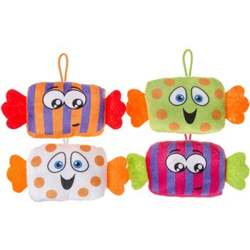 CARAMELOS DE PELUCHE - 23 cm - COLORES MEZCLADOS (24 uds.)