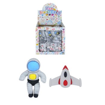 Gomas de Borrar Modelo: Espacio / Astronauta en Expositor (84 uds.)