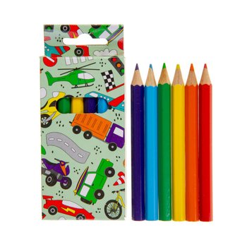 Set de 6 Lápices de Colores - Vehículos (24 uds.)