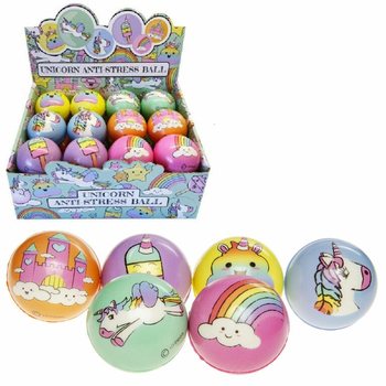 PELOTA ANTIESTRÉS - UNICORNIO (24 Uds.)