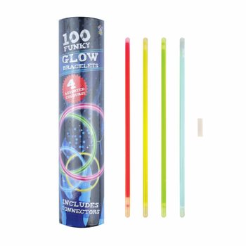 Pulseras Luminosas Glow - Tubo de 100 Unidades