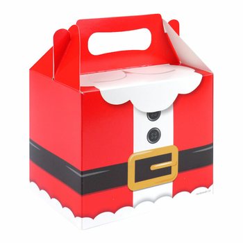 Caja de Menú - Navidad Papá Noel - 14 x 9,5 x 18 cm (12 uds.)