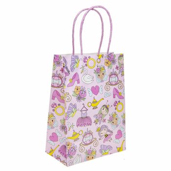 Bolsas de Regalo de Papel de Princesas - 16x9x22 cm (12 unidades)