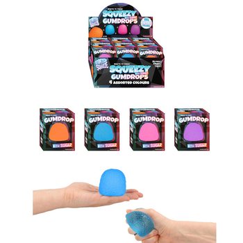 SQUEEZE GUM DROP - CON RELLENO SUGAR - EN EXPOSITOR (12 uds.)