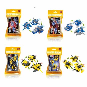 STAR WORLD - BOLSAS DE REGALO CON BLOQUES DE CONSTRUCCI&Oacute;N - (48 uds)