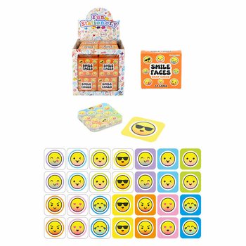 PEQUE&Ntilde;OS JUEGOS DE MEMORIA - MODELO: SMILEY - EN EXPOSITOR (64 uds.)