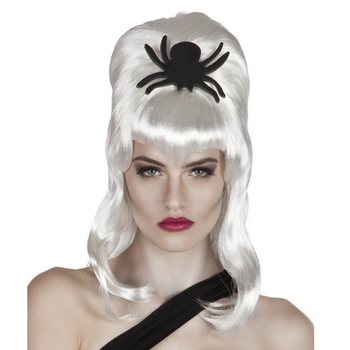 Peluca - Pelo Blanco con Ara&ntilde;a (1 ud.)