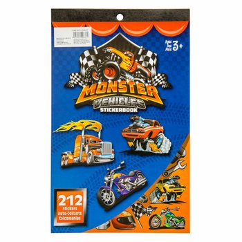 Libro de pegatinas Monster Truck 212 piezas (12 uds.)
