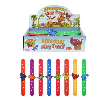 PULSERAS SNAP DE DINOSAURIO / CLIC (24 uds.)