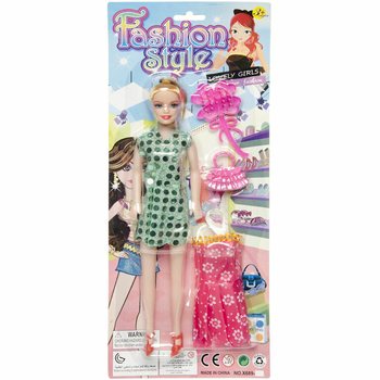 Mu&ntilde;eca de Moda con Vestido en Bl&iacute;ster (12 uds.)