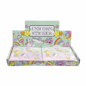 Expositor de Pegatinas de Unicornio Fun (120 unidades)