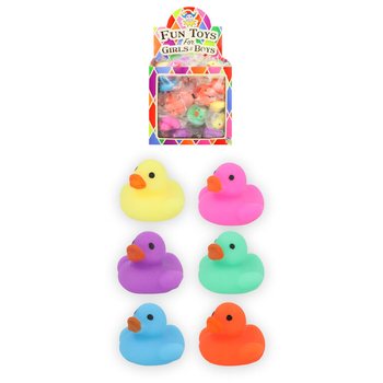 SQUISHY PATITOS PARA TOMBOLA - EN EXPOSITOR (72 uds.)