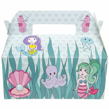Caja de Men&uacute; Infantil Sirena - 22,5 x 12 x 9,5 cm (24 uds.)