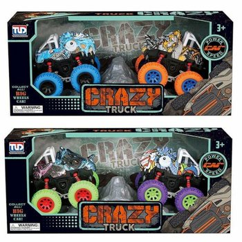 Set de 2 Monstertrucks Dinosaurios de Fricci&oacute;n en Caja de Regalo - Mix