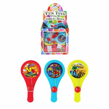 Juego de Paddle Bat Superh&eacute;roes - Expositor (96 unidades)
