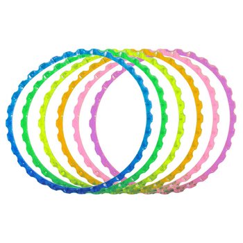 6 Pulseras Rizadas en Colores Brillantes (Pack de 6)