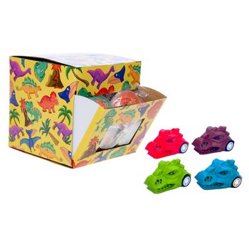 Cabeza de Dinosaurio Pull Back en Expositor (50 uds.)