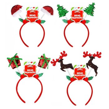 DIADEMAS DE NAVIDAD SURTIDAS (12 uds.)