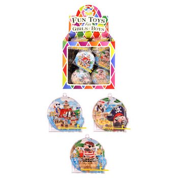Mini Pinball de Piratas para T&oacute;mbola en Expositor (108 uds.)