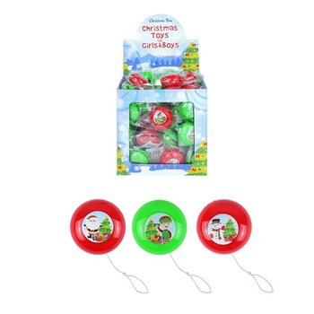 YO-YOS DE NAVIDAD PARA REGALAR &Oslash; 3,8 CM EN EXPOSITOR (72 ud.)