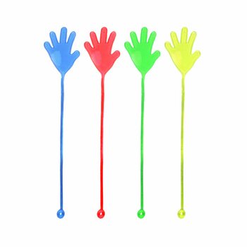 MANO LOCA EL&Aacute;STICA CON CUERDA - COLORES MIXTOS (12 uds.)