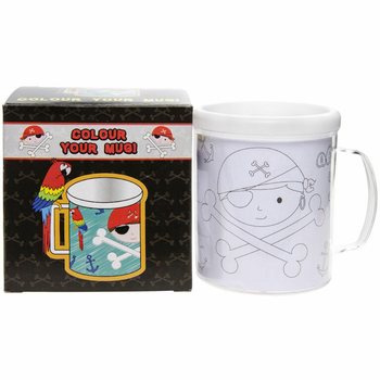 PIRATA - COLOREA TU PROPIO VASO (Pack de 2)