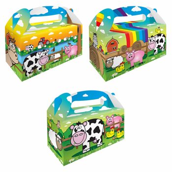 Caja de Men&uacute; &ndash; Granja &ndash; 22.5 x 9.5 x 18 cm (12 uds.)