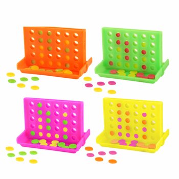 JUEGO DE 4 EN RAYA EN EXPOSITOR - COLORES MIXTOS (52 uds.)