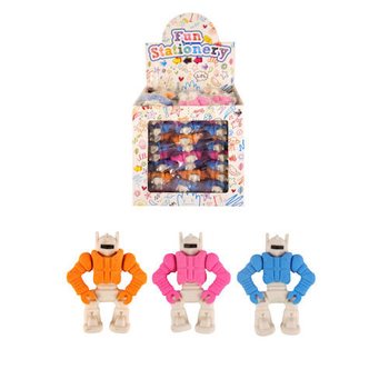 Gomas de Borrar Modelo: Robots Grandes en Expositor (60 uds.)