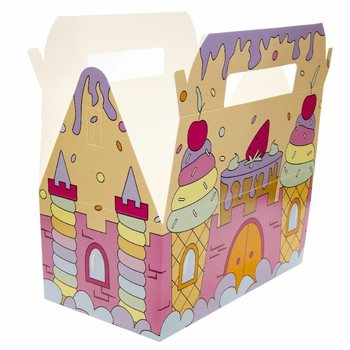 Caja de Menú Infantil Castillo de Hielo - 22,5 x 12 x 9,5 cm (24 uds.)