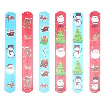 Pulseras de Navidad Snap Mix (120 Unidades)