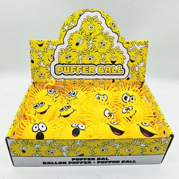 PELOTA PUFFER CARITAS EMOCIONES - 10CM - EN EXPOSITOR (12 uds.)