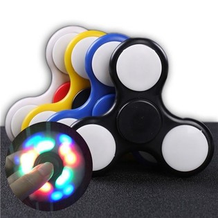FIDGET SPINNERS LED CON ILUMINACIÓN ***TENDENCIA 2017*** (17 luces)
