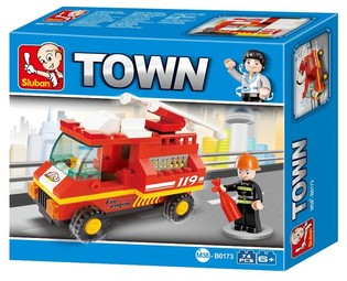 Camión de Bomberos Sluban M38-B0173 (1 ud.)