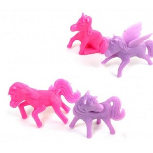 Unicornios de Plástico para Tómbola / Bolsas de Regalo (48 ud.)
