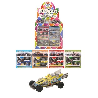 Coche de Carreras 3D para Montar con Motor de Fricción (60 uds.)