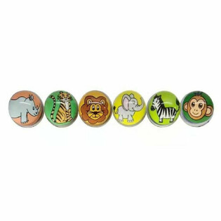 PELOTAS SALTARINAS - ANIMALES DE LA SELVA - Ø 3,2 cm (50 uds.)
