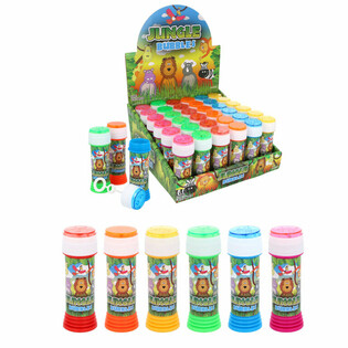 Pomperos de Jabón Animales de la Selva 50ml en Expositor (36 ud.)